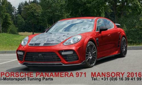 21" 22" inch Mansory Porsche Panamera Bodykit Carbon Spoiler, Auto-onderdelen, Carrosserie en Plaatwerk, Bumper, Porsche, Voor