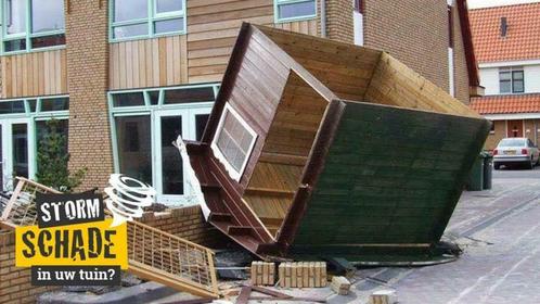 STORMSCHADE?? Wij regelen het voor u!, Tuin en Terras, Tuinhuizen, Nieuw, Tuinhuis, 250 tot 500 cm, 200 tot 400 cm, Met overkapping