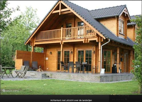 Luxe houten villa's in bosrijk gebied, zicht over landerijen, Vakantie, Vakantiehuizen | Nederland, Overijssel, Landhuis of Villa