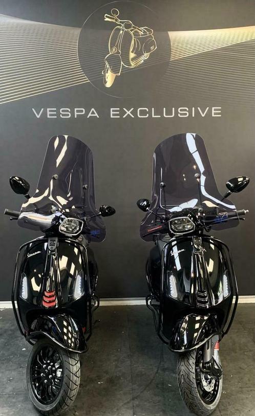 VESPA SPRINT 2023(BLACK on BLACK !)VOL OPTIE NIEUW, Fietsen en Brommers, Snorfietsen en Snorscooters, Nieuw, Vespa, Ophalen of Verzenden