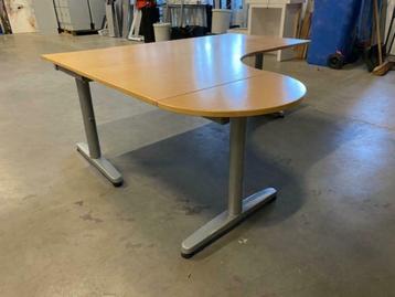 Instelbaar Ikea Galant hoekbureau 160x150/80xH62-82 cm, 5 st - afbeelding 19 Instelbaar Ikea Galant hoekbureau 160x150/80xH62-82 cm, 5 st - afbeelding 19