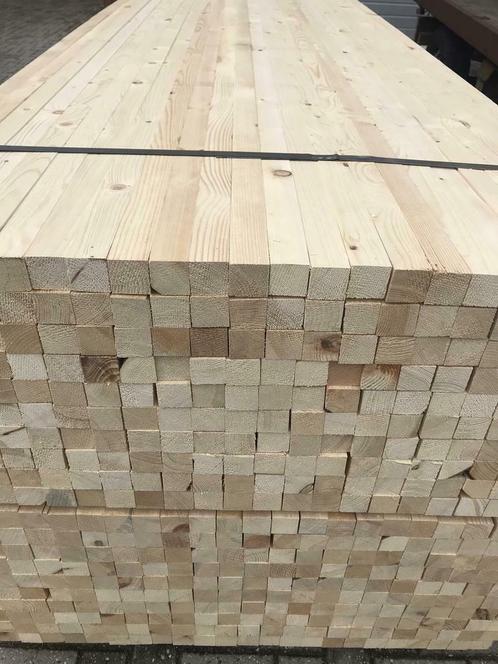 Goedkope vuren  balken  50x50 netto 45x45  balk hout, Doe-het-zelf en Verbouw, Hout en Planken, Nieuw, Balk, Vuren, 300 cm of meer