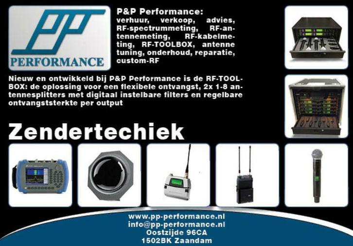 audio- en zenderspecialist advies, verhuur en reparatie P&P performance