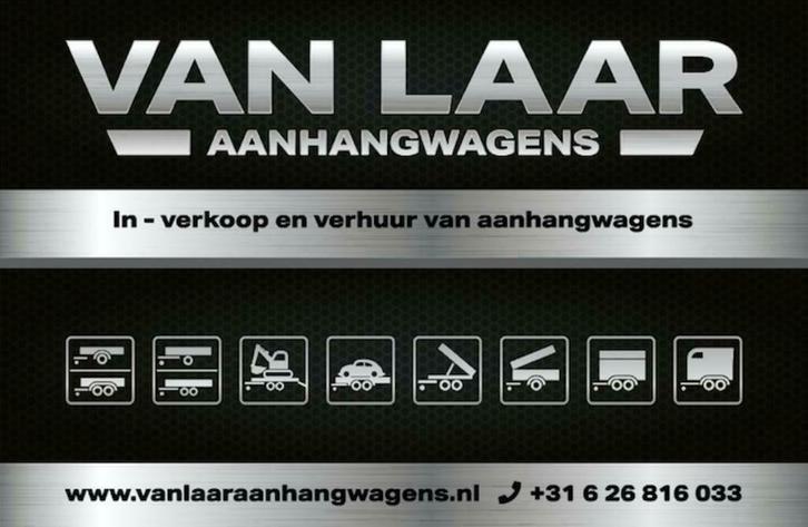Aanhangwagen kopen? Altijd de beste prijs! VAN LAAR AANHANGWAGENS