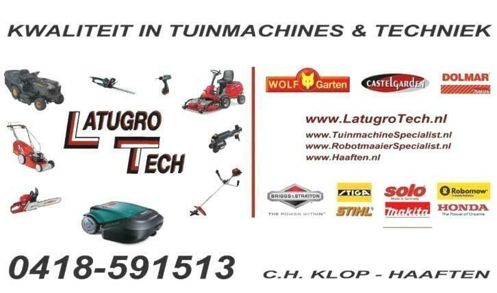 Latugro-Tech :  Uw Tuinmachinespecialist