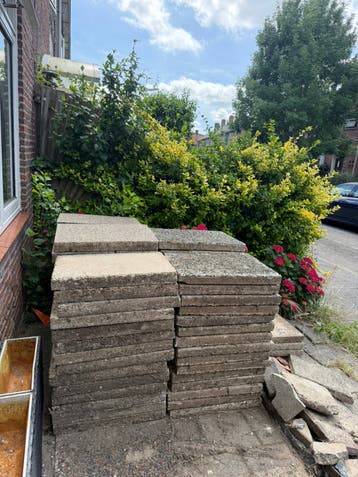 GRATIS Tuintegels OPHALEN in Uithoorn