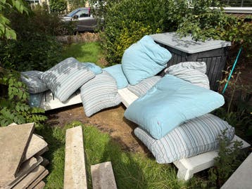 Loungeset met kussens