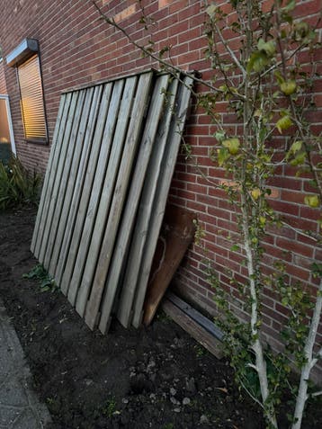Gebruikte schutting - Stevig en functioneel