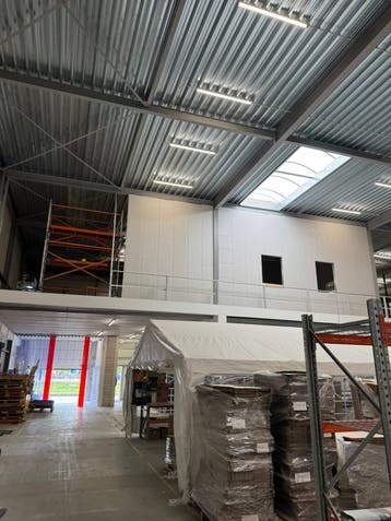Gipsplaat constructie - verlaagd plafond - koof - cinewal