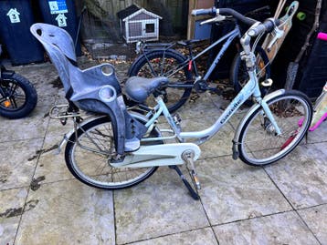 Gazelle fiets met kinderzitje