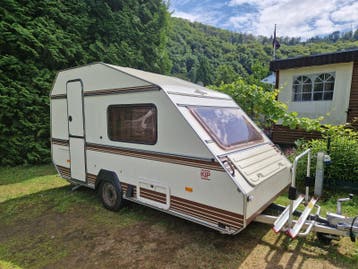 Vintage Kip Compact MK 400 - Compacte en complete caravan