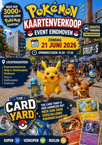 Pokémon Kaartenverkoop in & verkoop Eindhoven - 21 Juni 2026
