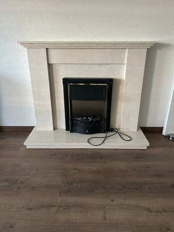 Schouw en elektrische haard