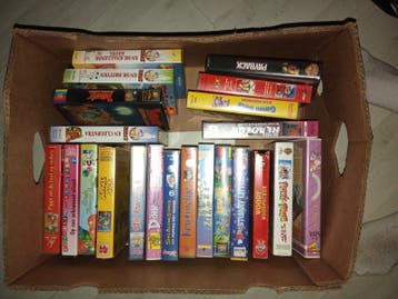 VHS banden ruilen voor horror en actie DVD's