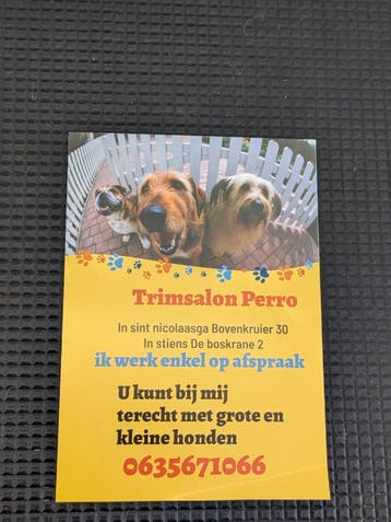 Honden trimsalon klanten korting