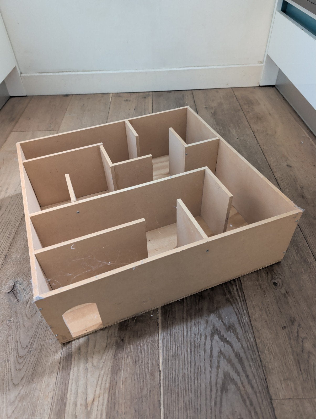 Houten doolhof voor ratten/hamsters (MDF)