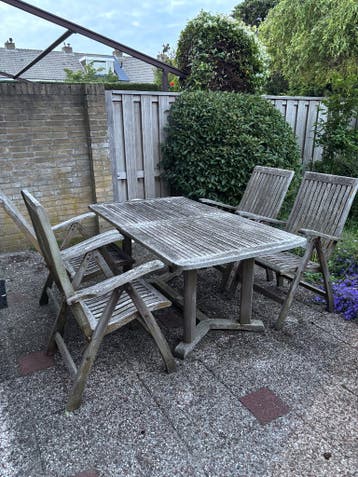 Tuintafel hout