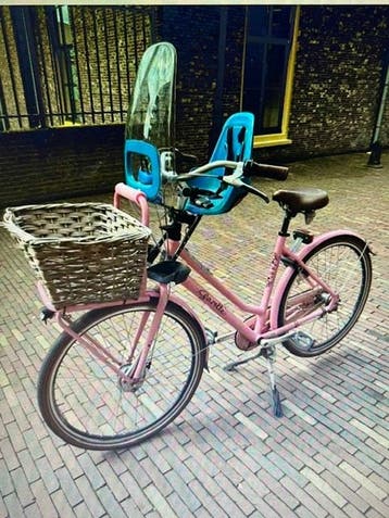 Super leuke roze Gazelle fiets