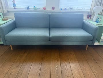 3-zitsbank ( merk Bolia Scandinavia) kleur:zeegroen