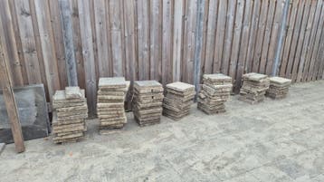 Gebruikte terrastegels - Ideaal voor tuin of pad