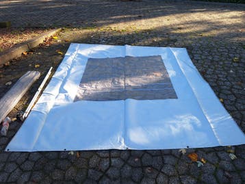 Zijwand luifel 250