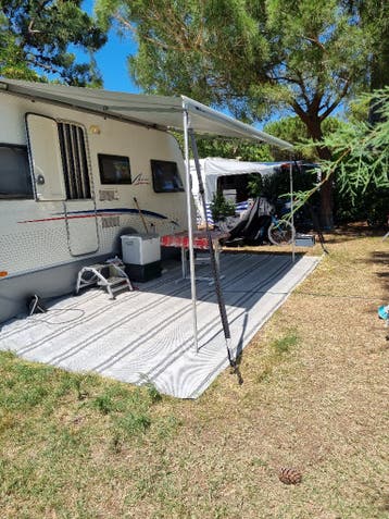 Schone voeten in de caravan