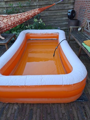 Opblaasbad 3x2,5m GRATIS