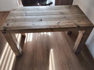 Eettafel stijgerhout