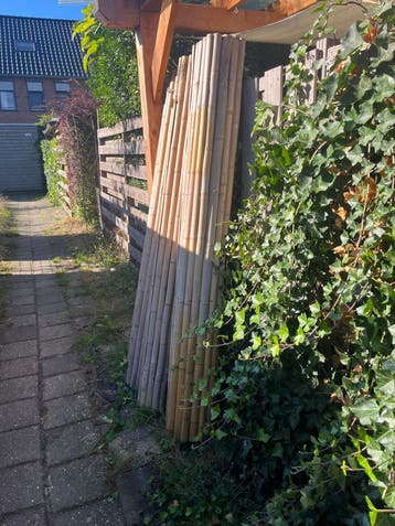 Bamboe schuttingdelen - Natuurlijke tuinafscheiding