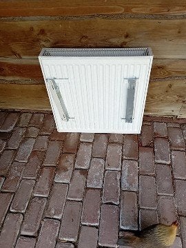 radiator 60 x 60 wit
