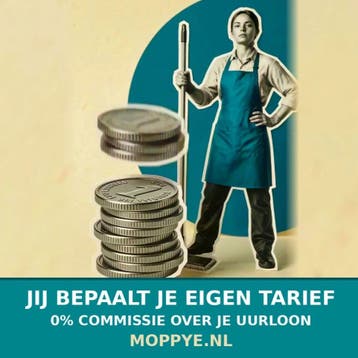 Zelfstandige schoonmakers gezocht – bepaal je eigen tarief