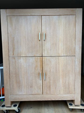 Gratis! Massief Eiken Houten Kast