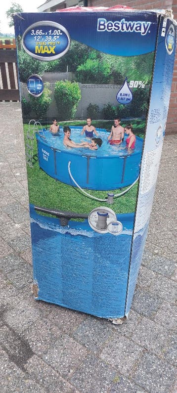 Zwembad ophalen voor een zak snoep of kratje bier