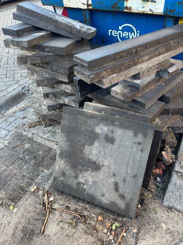 GRATIS Buiten tegels 60x60 6cm dik