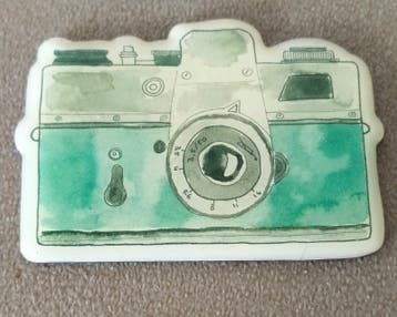 KOELKAST MAGNEETJE FOTOCAMERA*MAGNEET*CAMERA*MEMO BORD enz