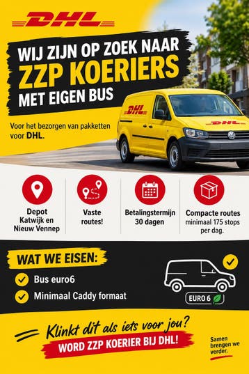 GEZOCHT ZZP KOERIER