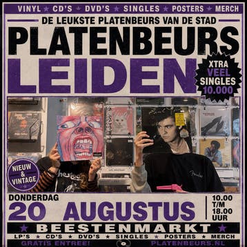Platenbeurs Leiden donderdag 20 augustus Beestenmarkt