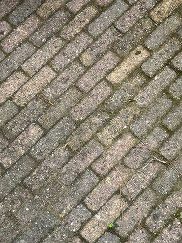 Gebruikte klinkers - 40m2 beschikbaar