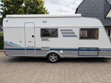 Hymer Eriba Swing 525 (2001) -Airco - 3 stapelbed + inboedel
