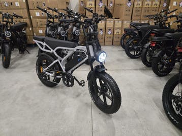 Fatbike V20 Pro 3 kleur Zwart Wit & Nardo + accu Aanbieding