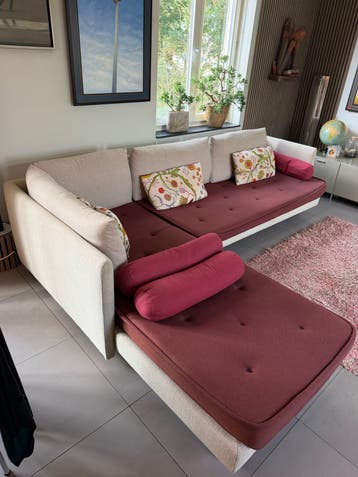 Gratis Design Ligne Roset hoekbank met chaise longue