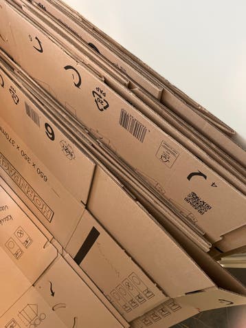 GRATIS Verhuisdozen Hornbach - 650x350x370mm