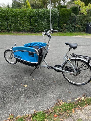Gazelle Cabby opvouwbare bakfiets met huif