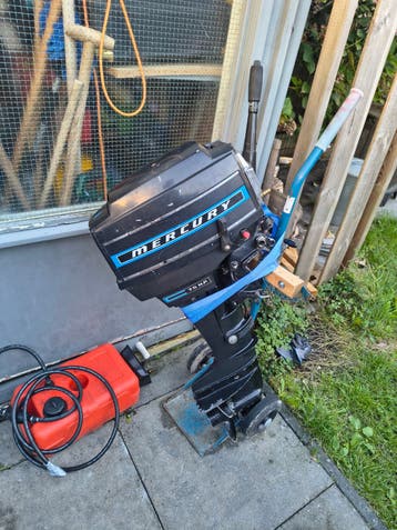 Voor onderdelen of hobby: Mercury 7.5pk 1974