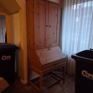 Computermeubel / Bureau - 207x82x58 cm - Gebruikt