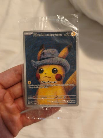 *OPZOEK* Pikachu van gogh POKEMON KAART