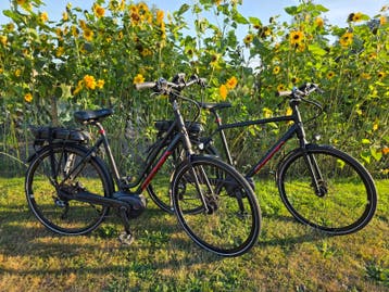 Set Koga E-bikes: Heren (58cm) & Dames (56cm) - Matzwart