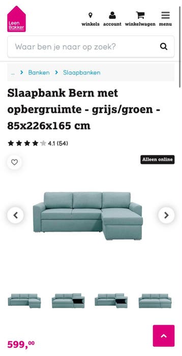 GRATIS SLAAPBANK VAN LEEN BAKKER