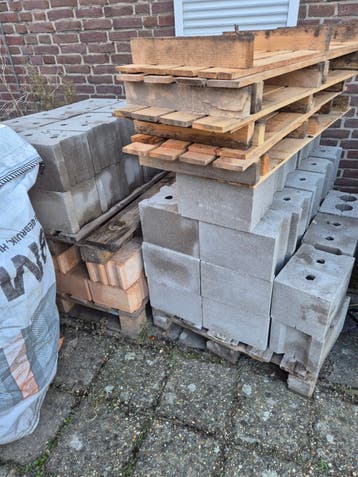 gratis betonblokken 190x290x200 60stuks