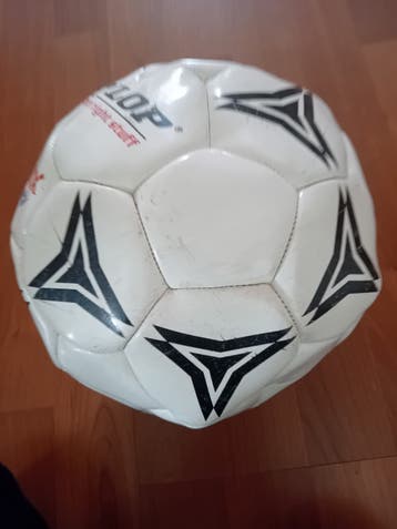 nieuwe leren voetbal